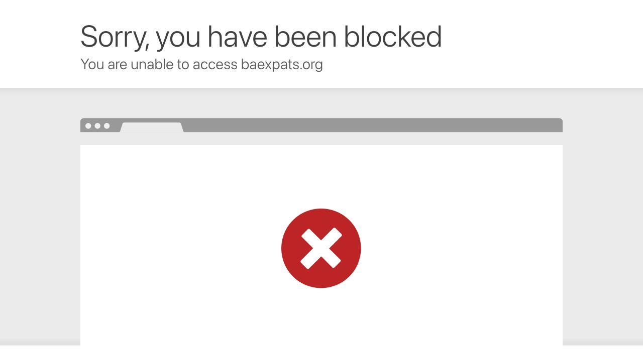 BA Expats Forum website screenshot